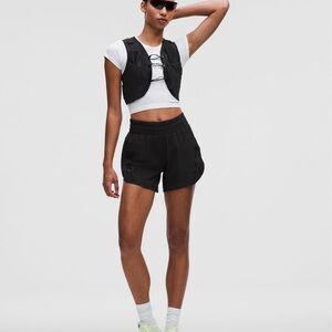 Lululemon Women's Track That 5" Black Athletic Shorts